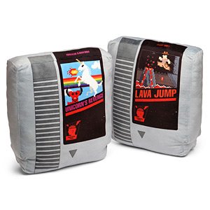 Retro Video Game Cartridge Pillow Set