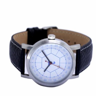 Cadence TAU Watch (stainless steel on leather strap)