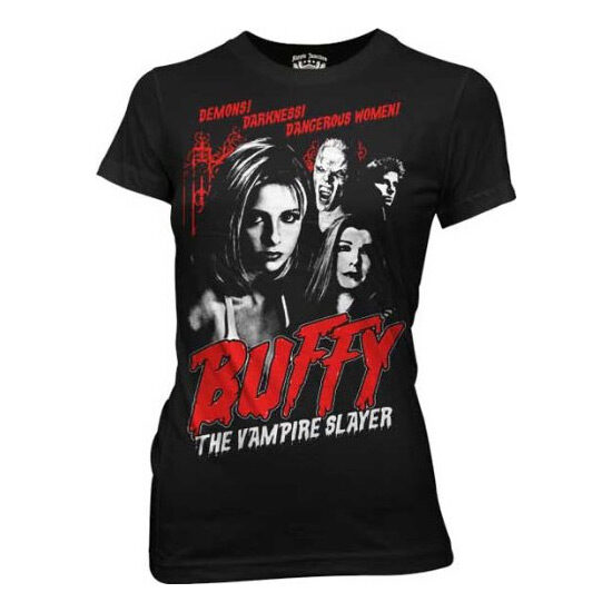 Buffy the Vampire Slayer Retro Style Poster T-Shirt