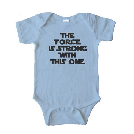 The Force Is Strong with This One Baby Onesie