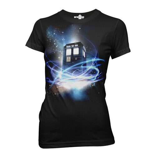 Doctor Who Tardis in Space Junior's T-Shirt