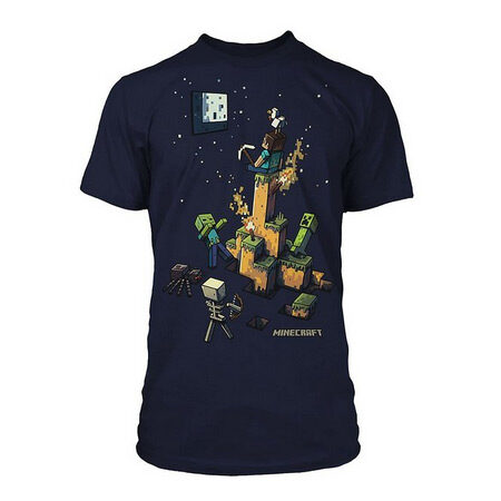 Minecraft at Night T-Shirt