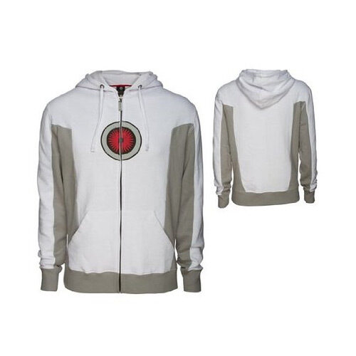 Portal 2 Turret Men's White Premium Hoodie Jacket