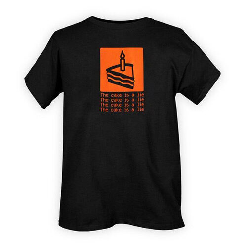 Portal The Cake Is A Lie Men's T-Shirt