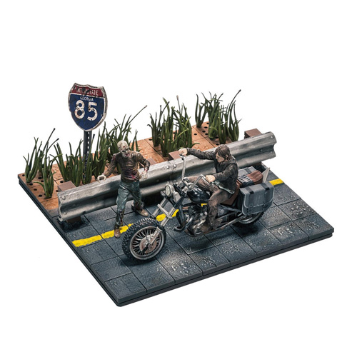 The Walking Dead Building Set Daryl Dixon with Chopper