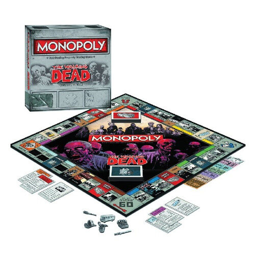 The Walking Dead Zombie Monopoly & Throw