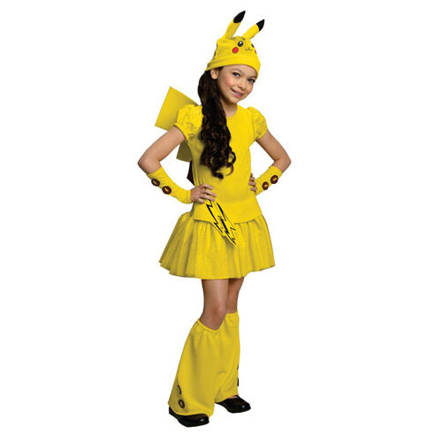 Pokemon Girl Pikachu Costume Dress
