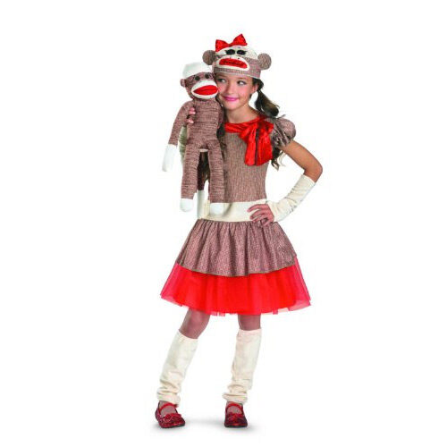 Disguise Limited Girls' Sock Monkey Costume