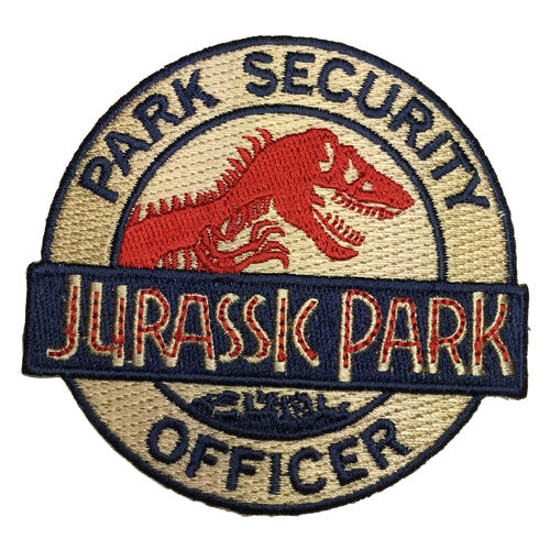 Jurassic Park Ranger Park Security Officer Patch