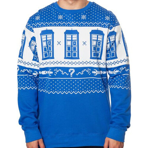 Tardis Doctor Who Christmas Sweater