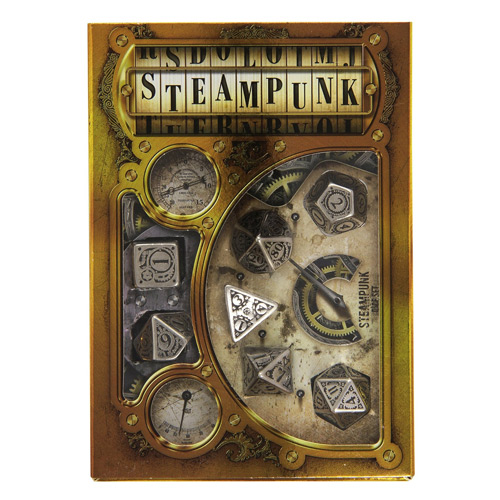 Metallic Steampunk 7 Set Dice