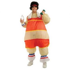 Inflatable 80's Workout Guy Costume