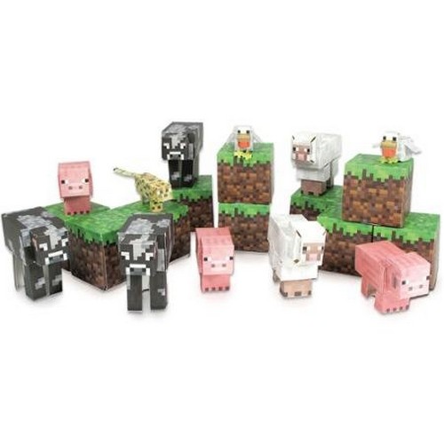 Minecraft Papercraft Animal Mob, Over 30 pieces - RetroGeek Toys