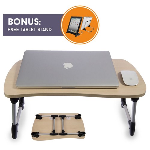 Laptop Desk Table with iPad/Tablet Stand