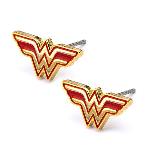 DC Comics Womens Wonder Woman Stud Earrings