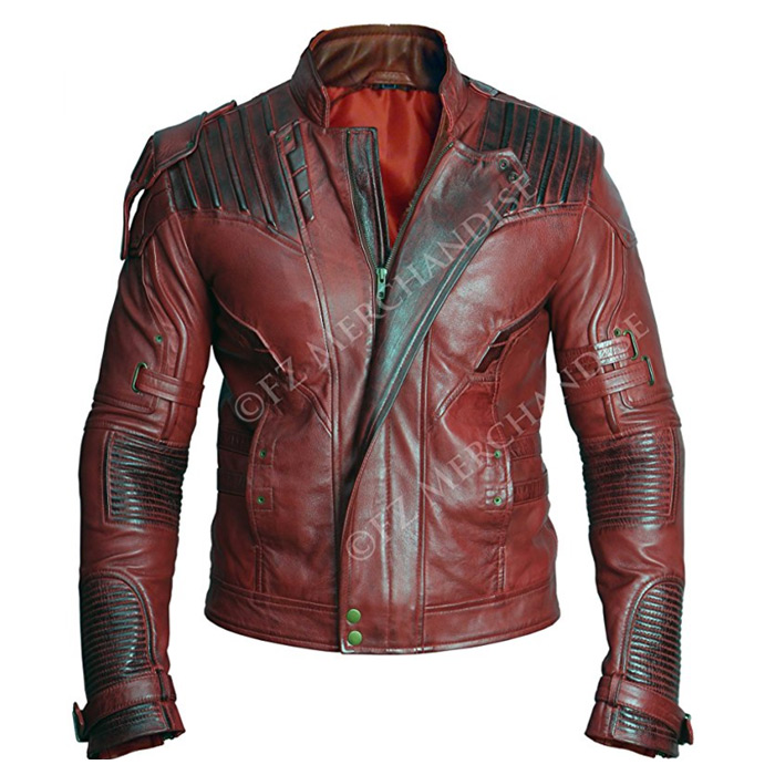 Star Lord Guardians Of Galaxy 2 Chris Pratt Real Leather Jacket