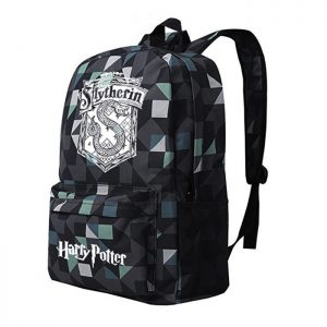 Harry Potter Slytherin Canvas School Backpack Bookbag