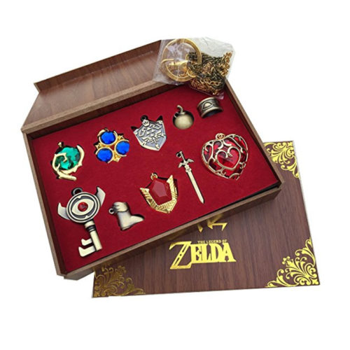 Legend of Zelda Set (Keychain Necklace Jewelry)