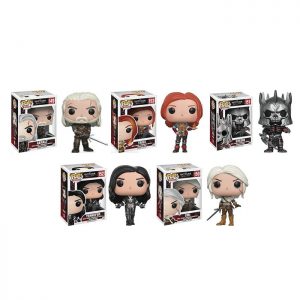 Pop! The Witcher Geralt, Triss, Eredin, Yennefer, Ciri Vinyl Figures Set of 5