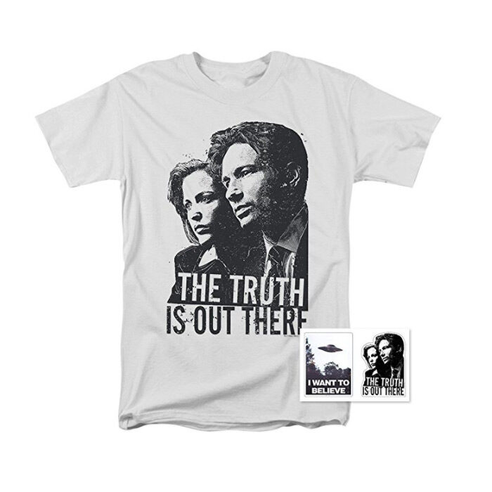 The X-Files Truth Is Out There T Shirt & Exclusive Stickers