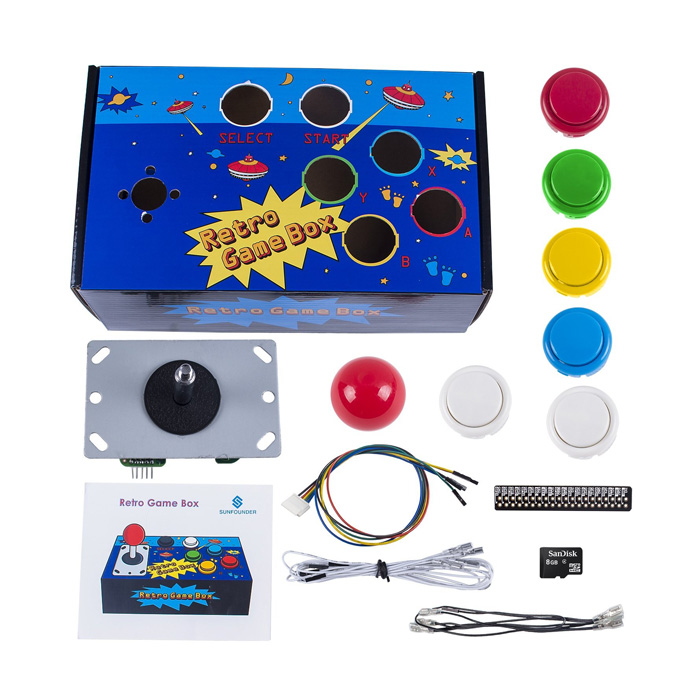 Raspberry Pi Retro Game Box DIY Arcade Joystick