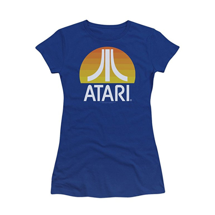 Atari Sunrise Clean Logo Womens T-Shirt