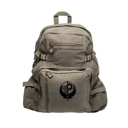 Fallout Brotherhood of Steel Canvas Backpack Bag