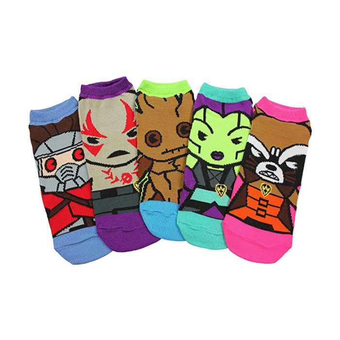 Marvel Guardians of The Galaxy 5 Pack Ankle Socks