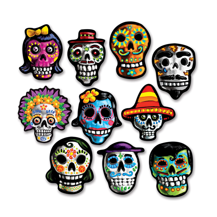 Beistle Day of The Dead Cutouts