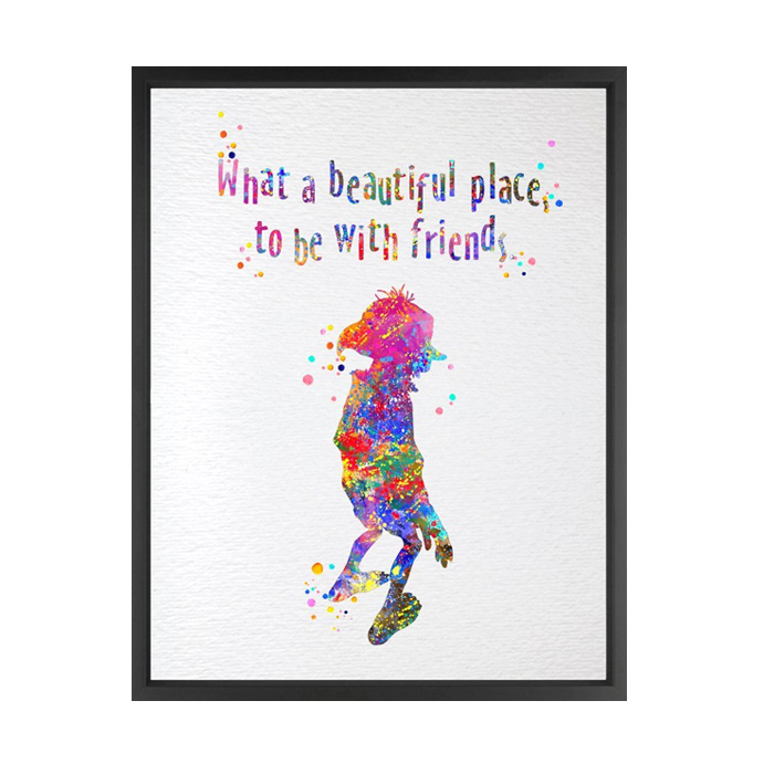 Dobby Quote Harry Potter Watercolor Print
