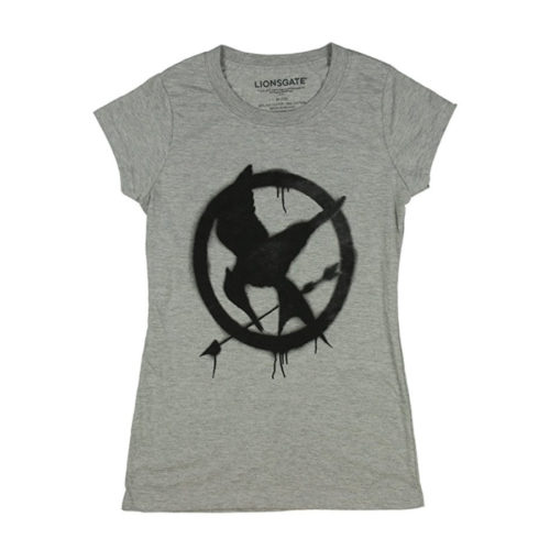 Hunger Games Mockingjay Graffiti Logo T-Shirt