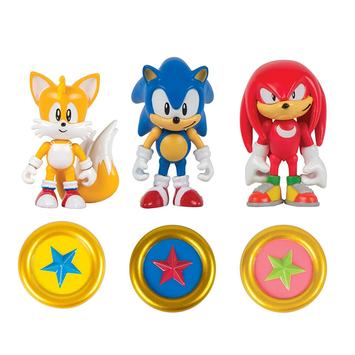 Sonic 3" Figure Pack with Ring Collector Series