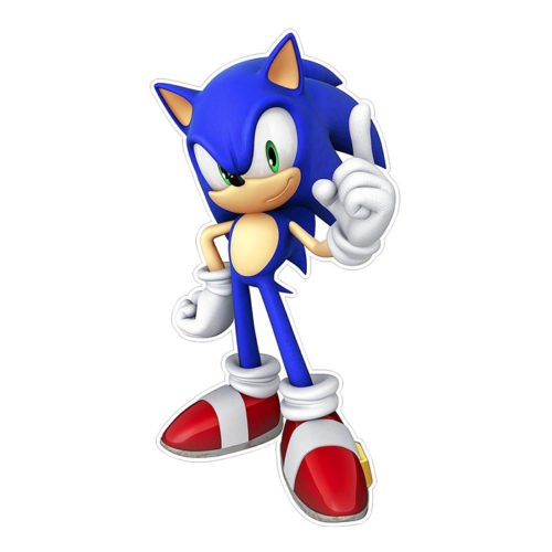 Sonic the Hedgehog Removable Wall Sticker 15"