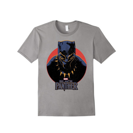 Marvel Black Panther Movie Retro Circle Portrait T-Shirt