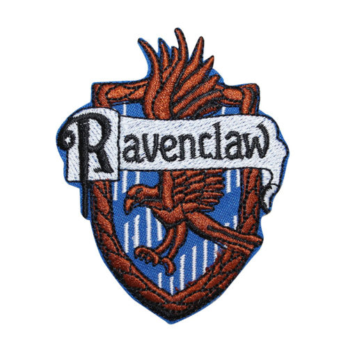 Ravenclaw Hogwarts' House Crest Embroidered Iron On Patch