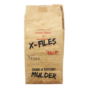 The X-Files Evidence Brown Tote Bag