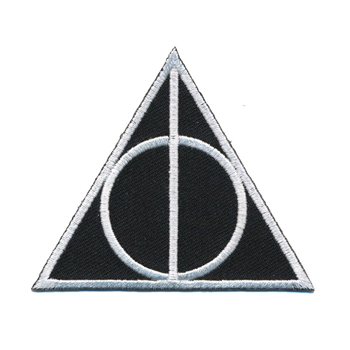 Harry Potter Embroidered Patch: Deathly Hallows