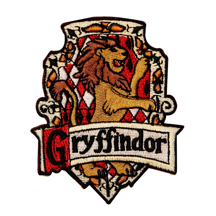 Harry Potter Embroidered Patch: Gryffindor House Crest