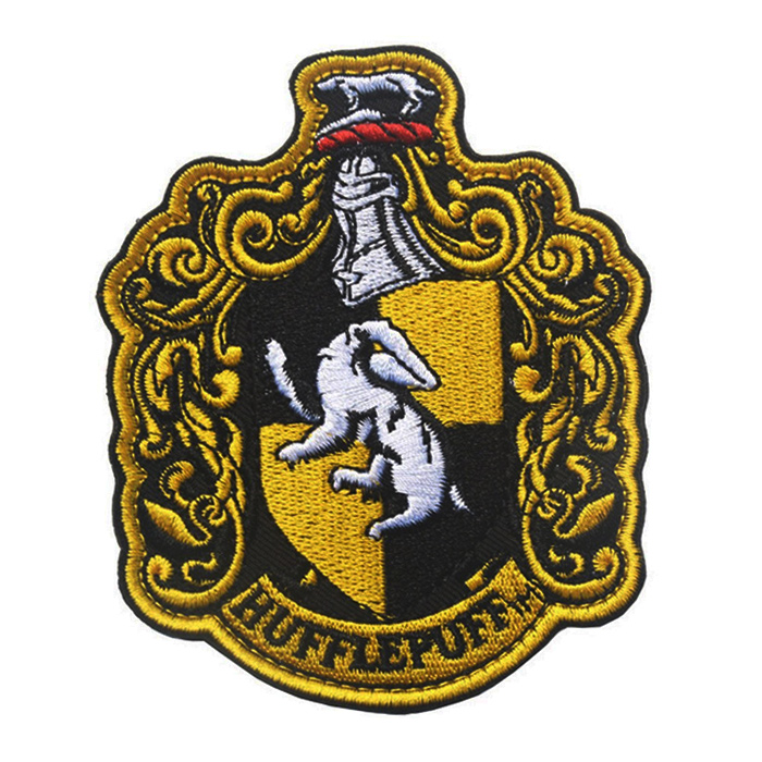 Harry Potter Embroidered Patch: Hufflepuff House Crest