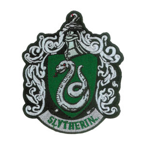 Harry Potter Embroidered Patch: Slytherin House Crest