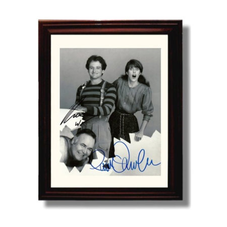 Framed Mork and Mindy Cast Autograph Replica Print