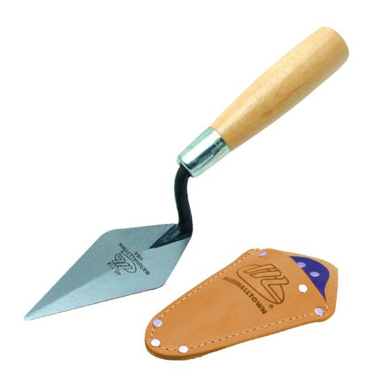 The Premier Line ATH114S 4-Inch Heavy Duty London Style Pointing Trowel with Archaeology Holster