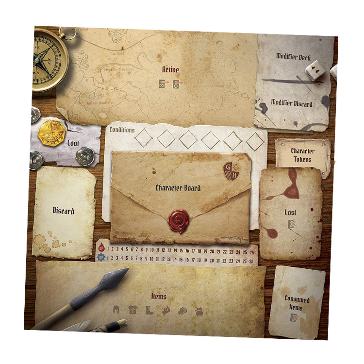 Gloomhaven Player Mat - Official Product