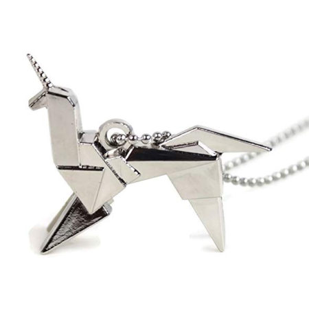 Blade Runner Origami Unicorn Necklace