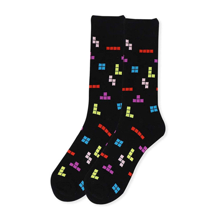 Tetris Crew Cut Socks by Forest & Twelfth