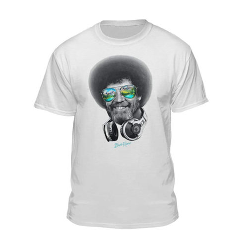 Bob Ross Officially Licensed T-Shirt by Teelocity DJ