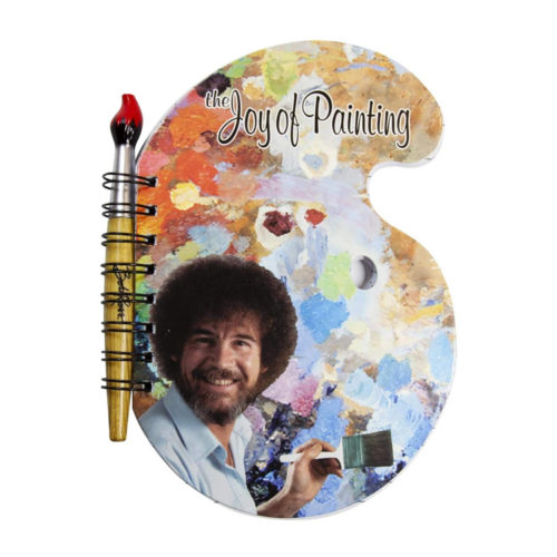 Bob Ross Paint Palette Journal with Brush Pen