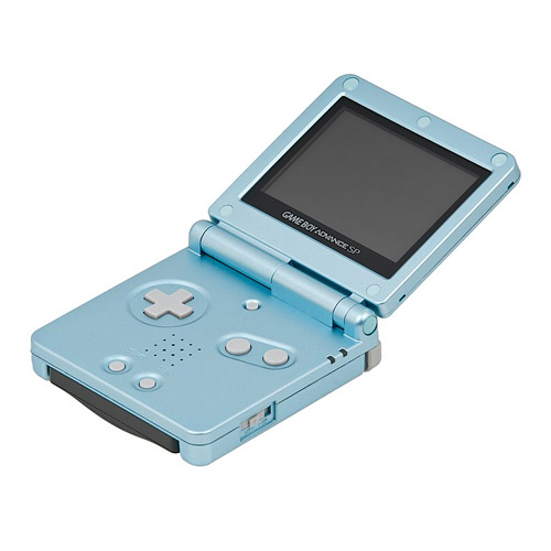 Gameboy Advance SP: Pearl Blue (2003)
