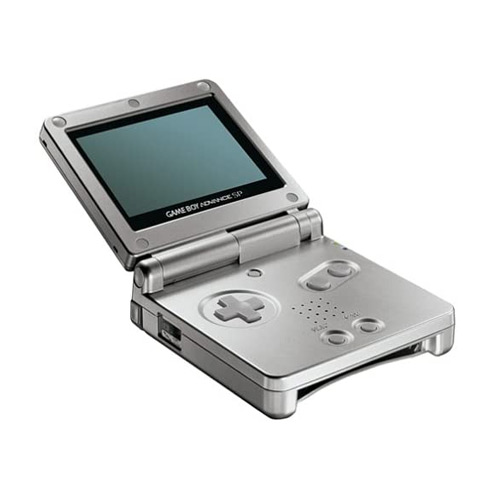 Gameboy Advance SP: Platinum/Silver (2002)