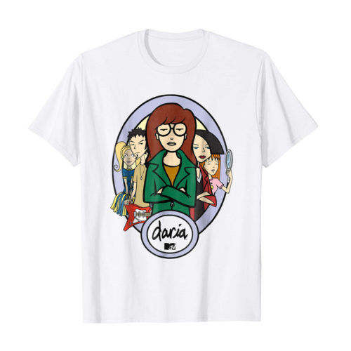 MTV Daria TV Show Womens Shot Graphic T-Shirt
